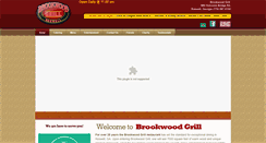 Desktop Screenshot of brookwoodgrill.com